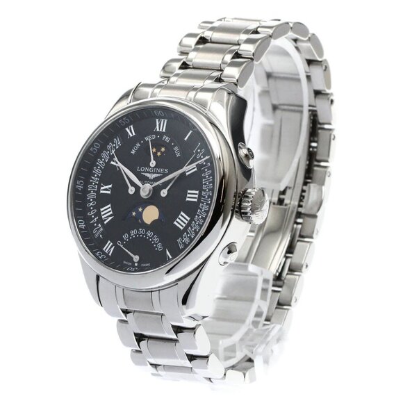 LONGINES Master collection L2.738.4 Retrograde Moon phase Automatic Men' - Picture 2 of 11